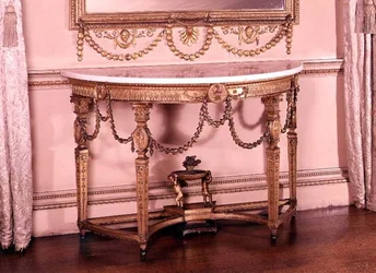 Beistelltisch mit Scagliola-Oberteil, entworfen von Adam, ca. 1755